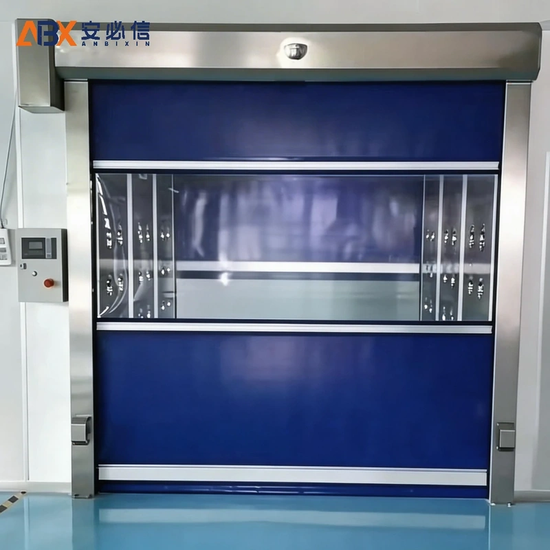 日照感应快速门